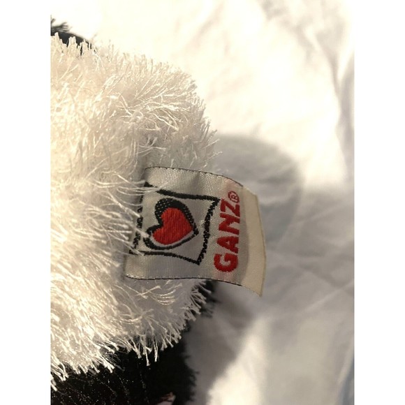 Ganz Webkinz Lil 'Kinz Panda Bear 7" Black White Plush HS111 No Code P4 - Picture 3 of 5